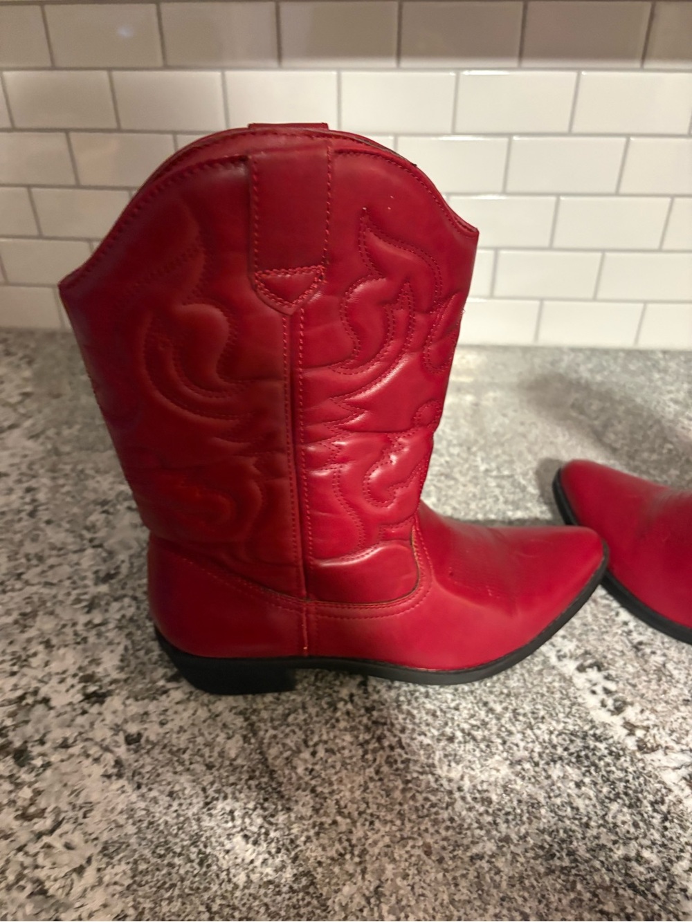 Red Rampage Cowboy Boots - Picture 6 of 9